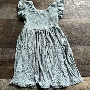 Little Sleepies Ribbed Twirl Dress